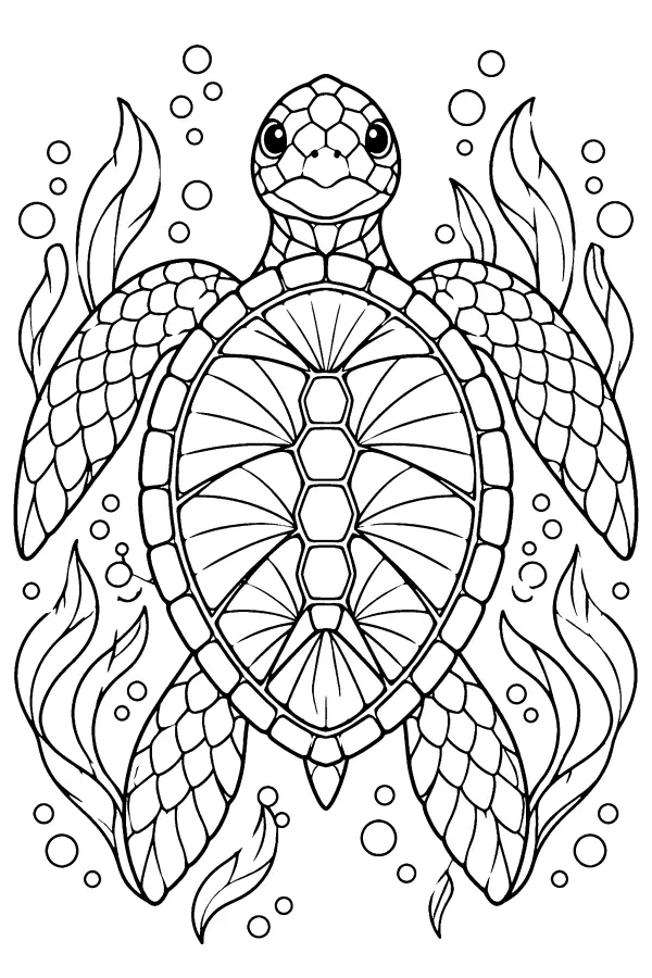Stained Glass Turtle