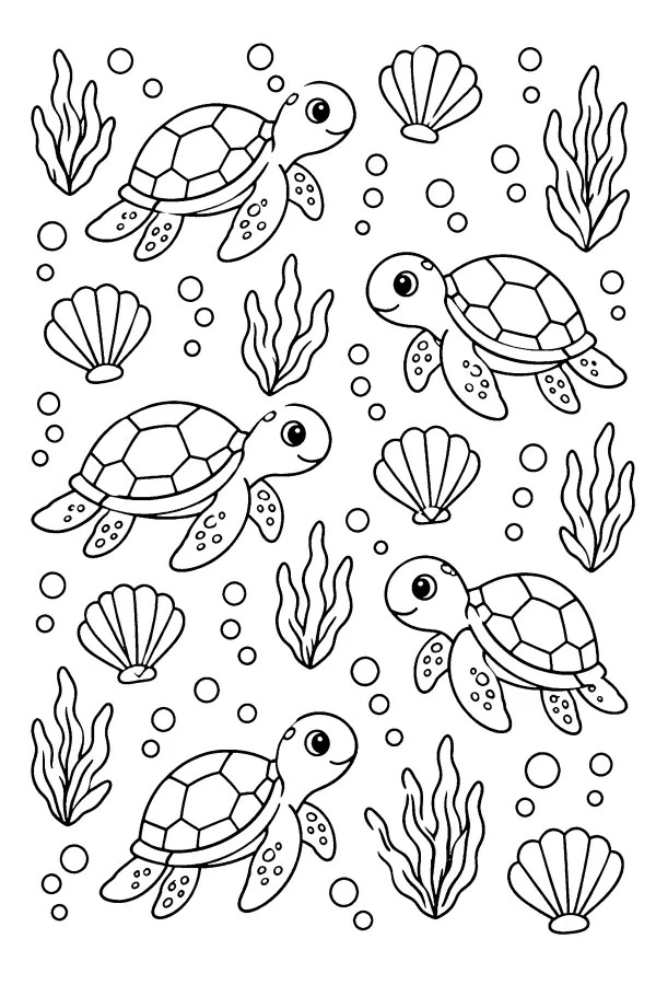 Turtle Reef Pattern