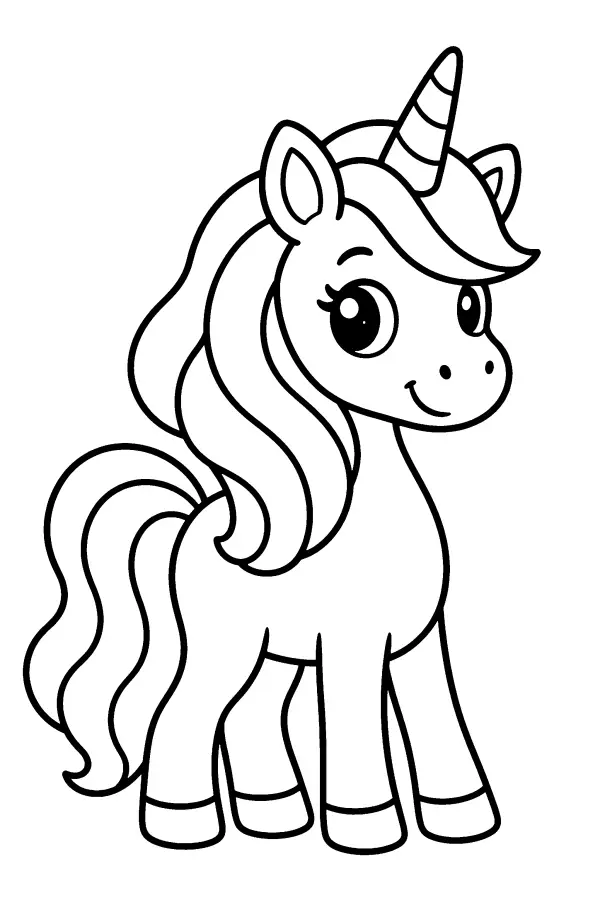 Blank Mane Unicorn