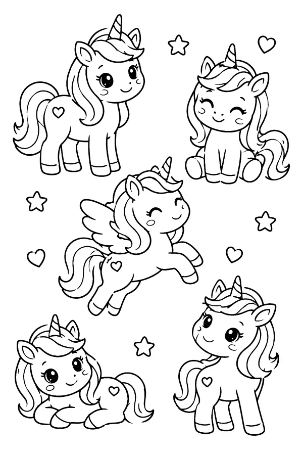 Five Little Unicorns