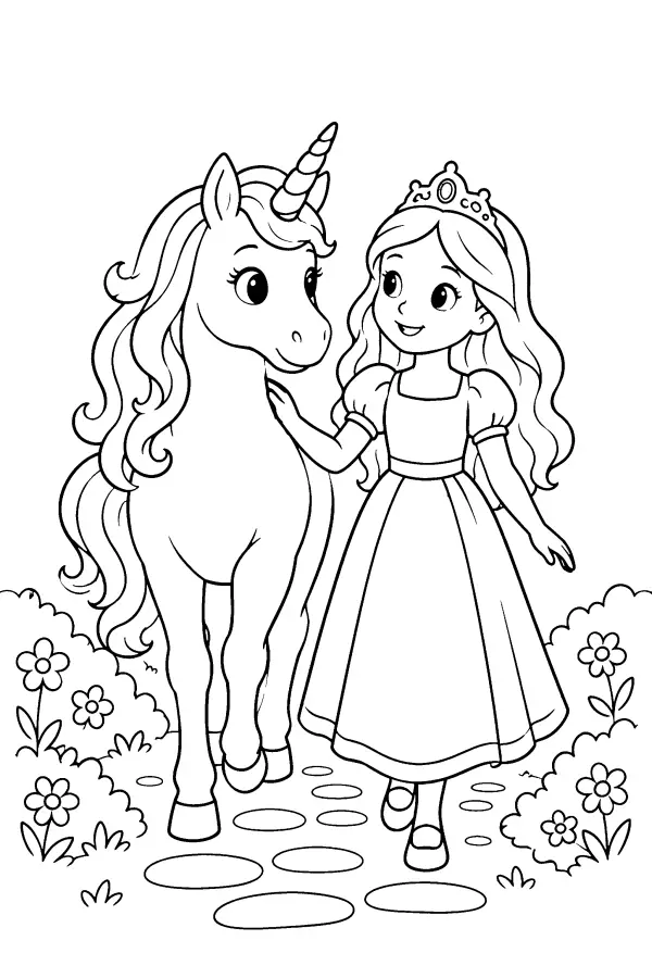 Princess and Her Unicorn