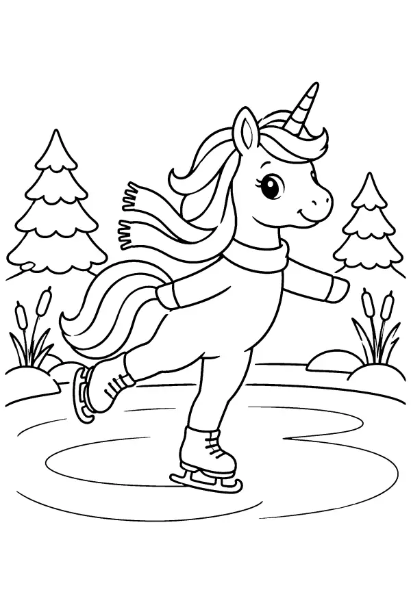Skating on the Pond