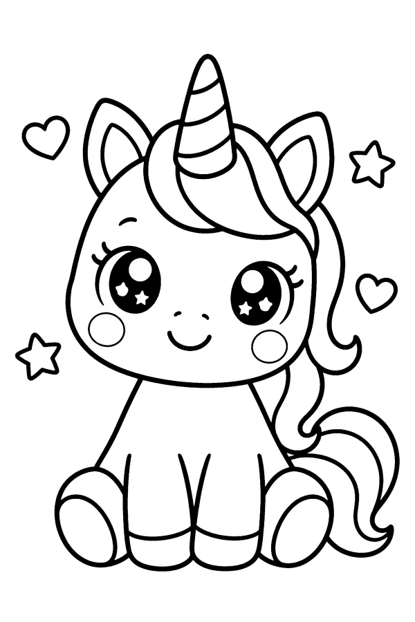 Sparkle Eyed Unicorn