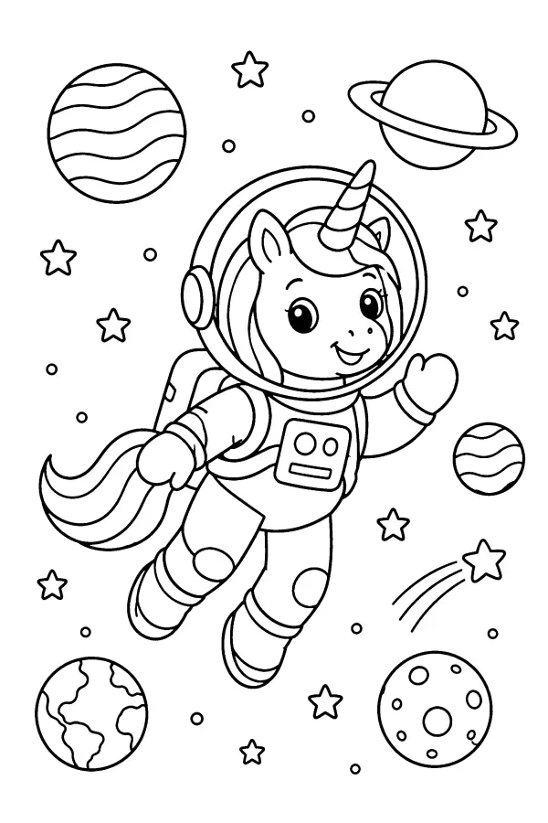 Unicorn in Space