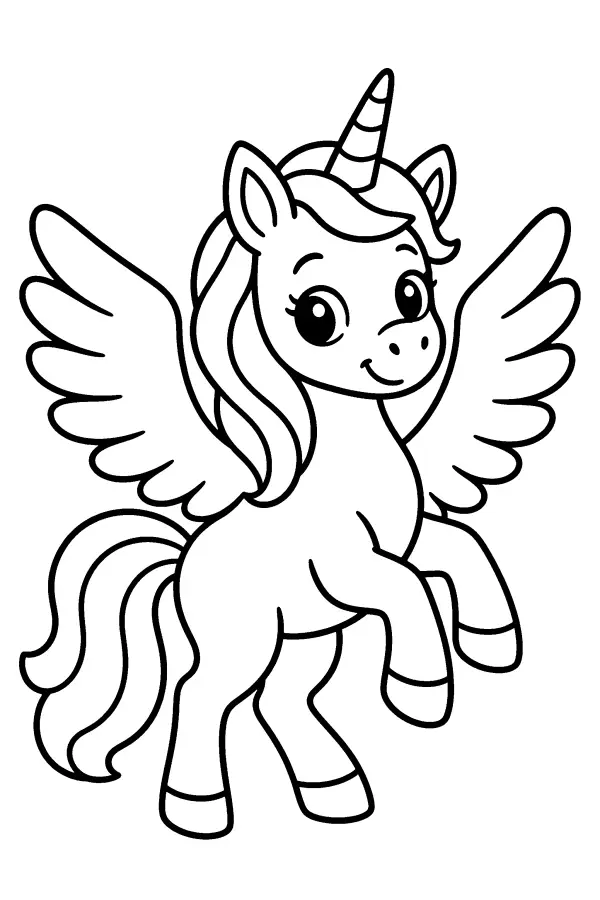 Winged Unicorn Prance