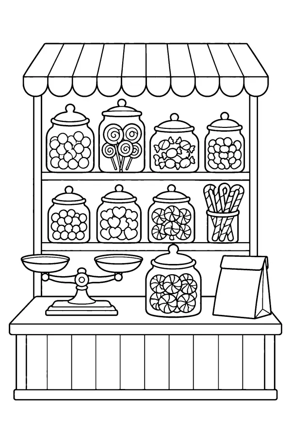 Candy Shop Counter
