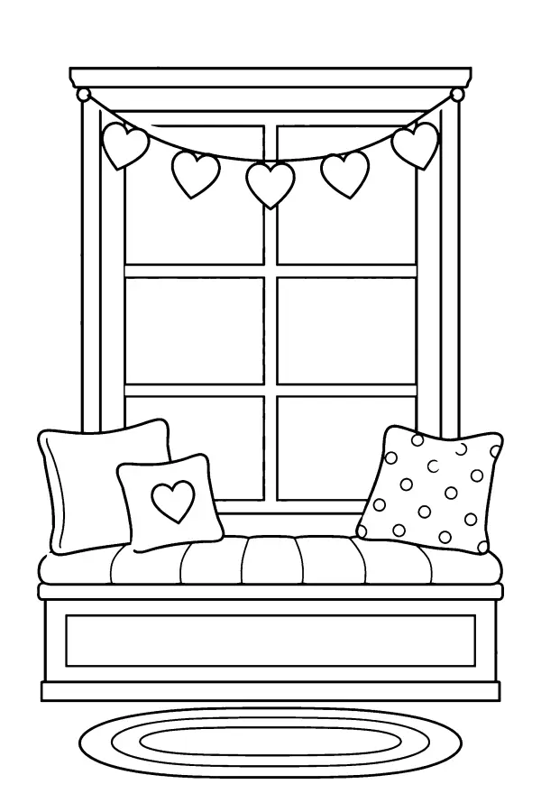 Heart Window Nook