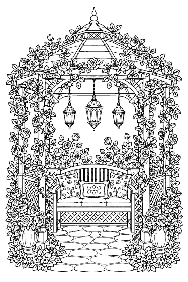Rose Gazebo Retreat