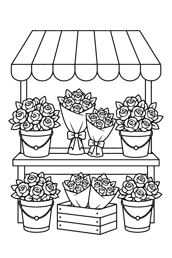 Rose Market Stall
