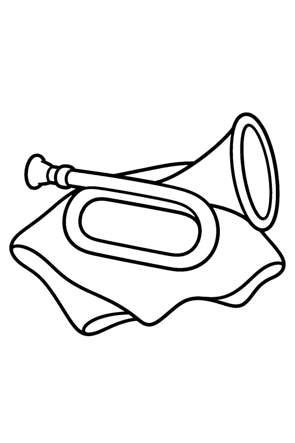 Bugle On Cloth