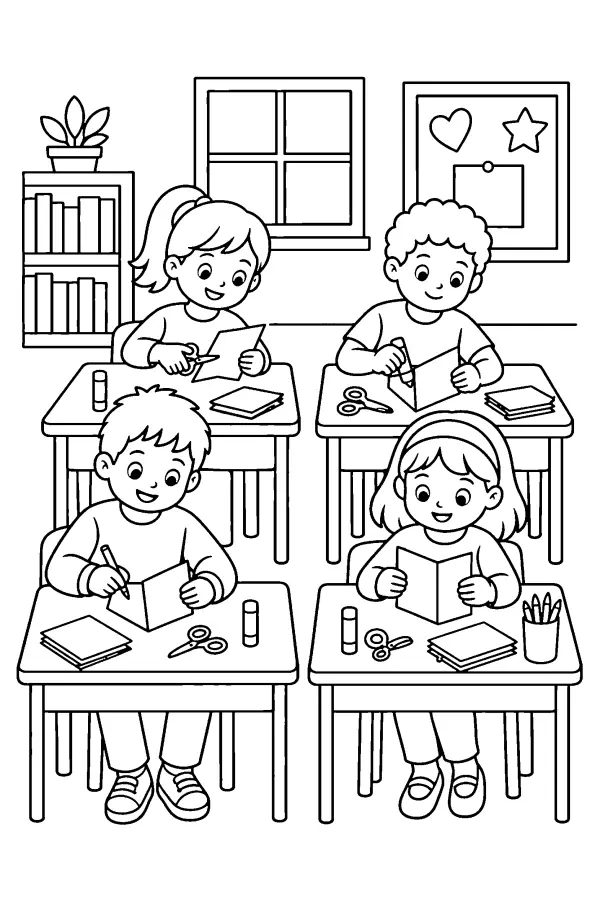 Classroom Card Making