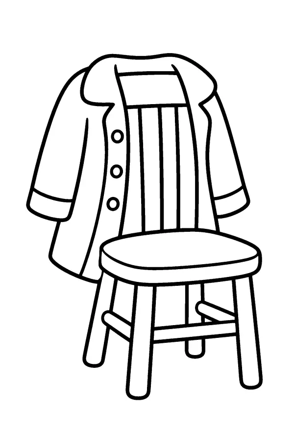 Coat Over Chair