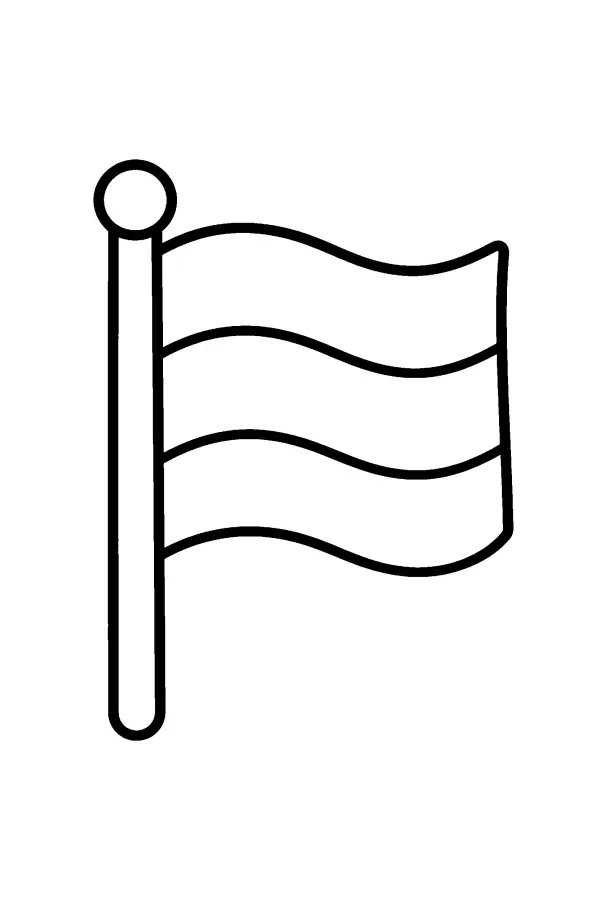 Flag On Stick