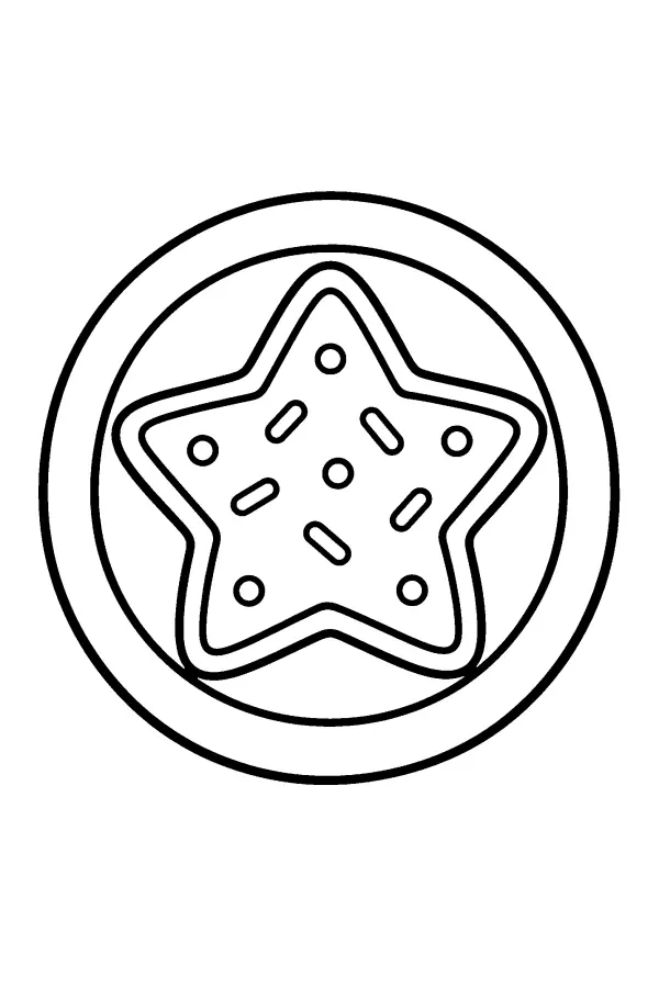 Star Cookie Plate