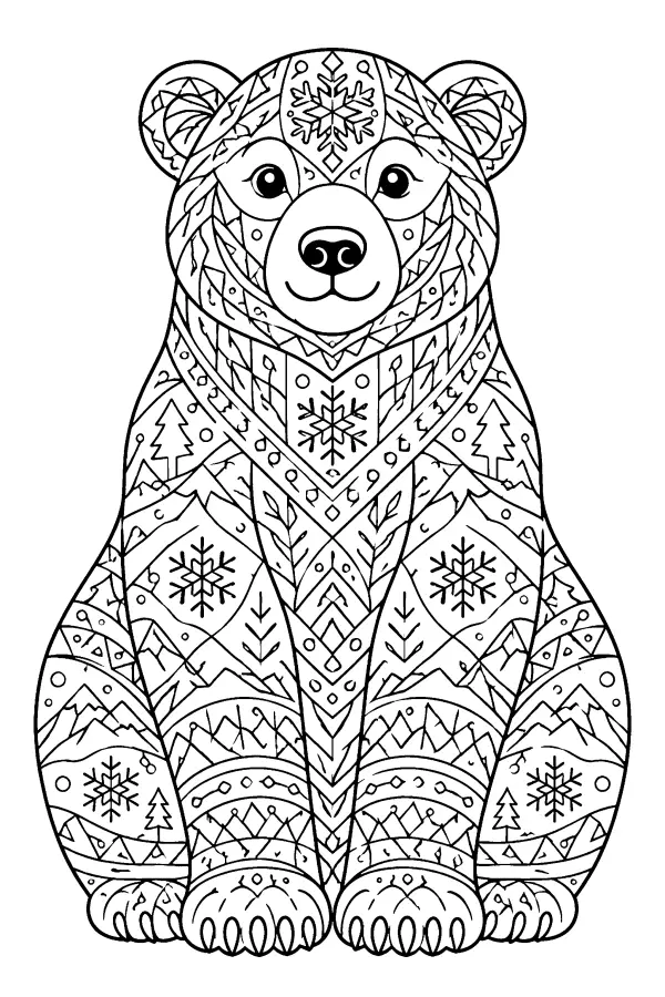 Arctic Pattern Bear