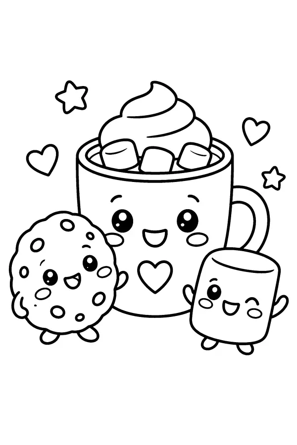 Cocoa Cookie Friends