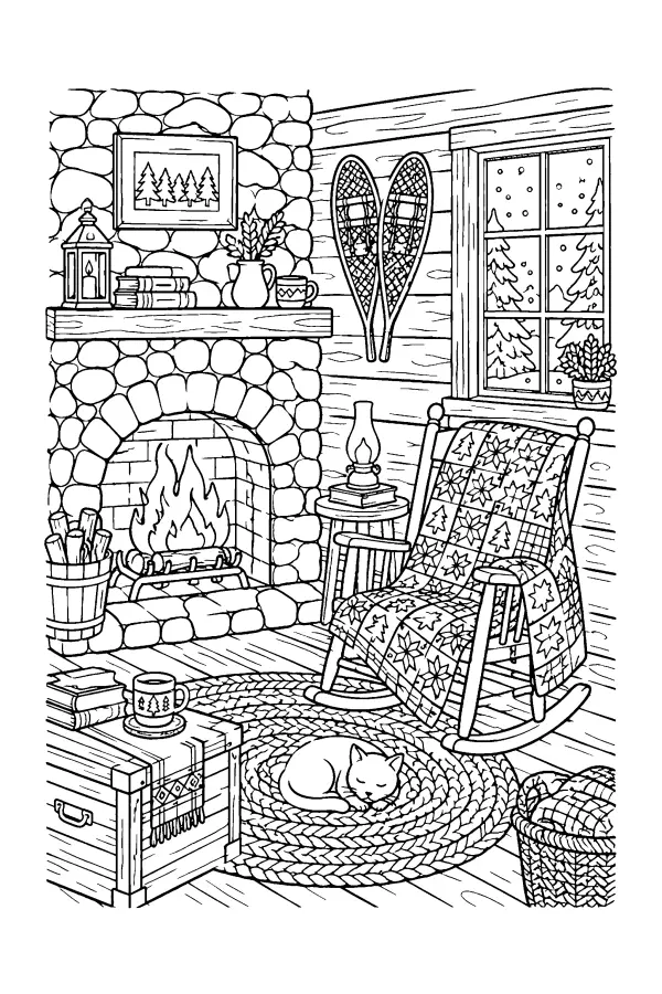 Cozy Fireplace Cabin