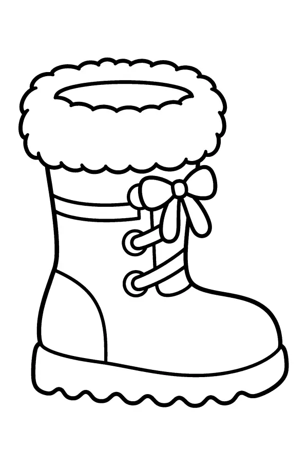 Fur Trim Boot
