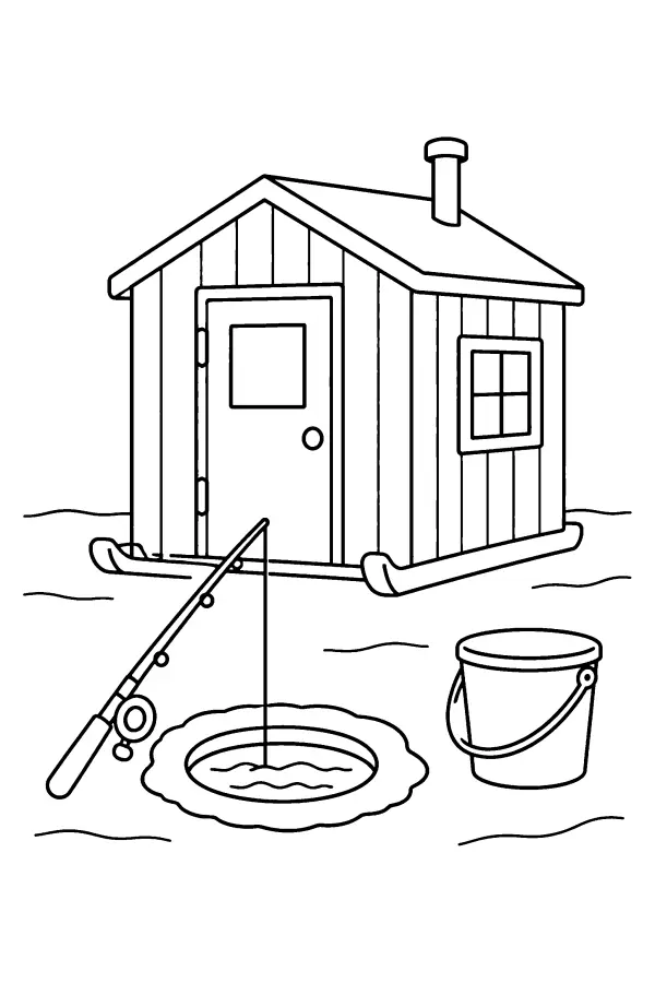 Ice Fishing Cabin