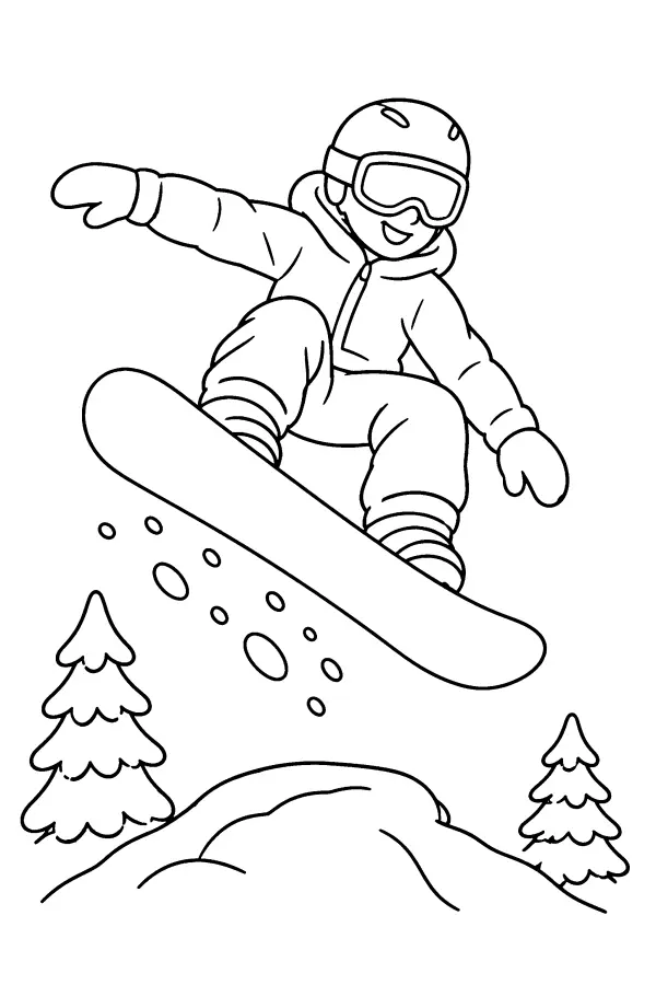 Snowboard Jump