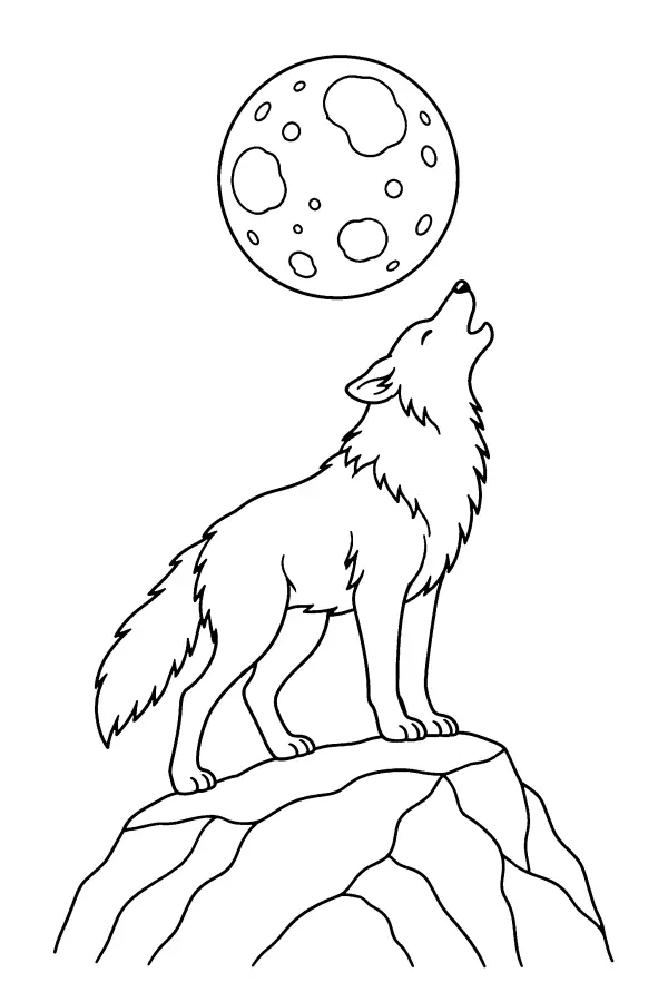 Moonlit Wolf Ridge