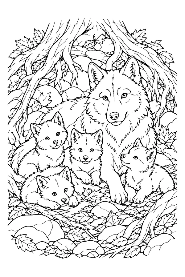 Wolf Den Scene