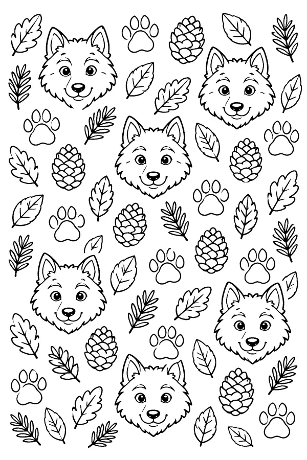 Wolf Pattern Mix