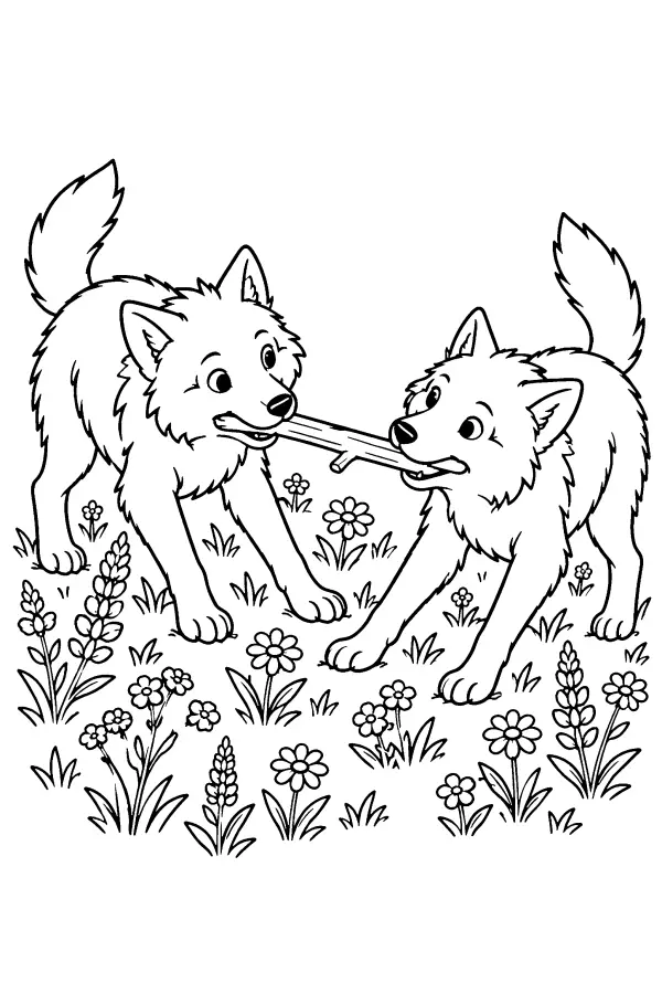 Wolf Tug Play
